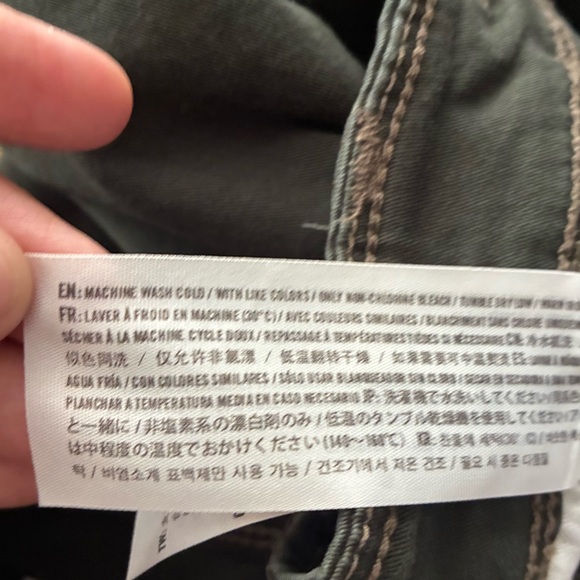 Hollister Women's Boyshort Low Rise Olive Shorts 3 - Picture 13 of 13